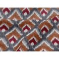 thumbnail image 4 of oneOone Viscose Jersey Fabric Argyle Style Ikat Print Fabric BTY 60 Inch Wide, 4 of 5