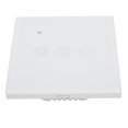 thumbnail image 4 of Interrupteur à Poteau Unique, 3 Gang Smart Light Schedule Switch Variateur Intelligent Matériaux Écologiques, 4 of 14