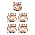 thumbnail image 1 of Transemion 36 Pieces Ear Gauges Stretching Kit Expanders 14G-00G Plugs Rose Gold 36 Pcs 5Set, 1 of 6
