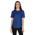 thumbnail image 1 of Inkmeso Coupe Régulière Col Rond Uni pour Femmes Manches Courtes Décontractées Tee-Shirt Doux, 1 of 7