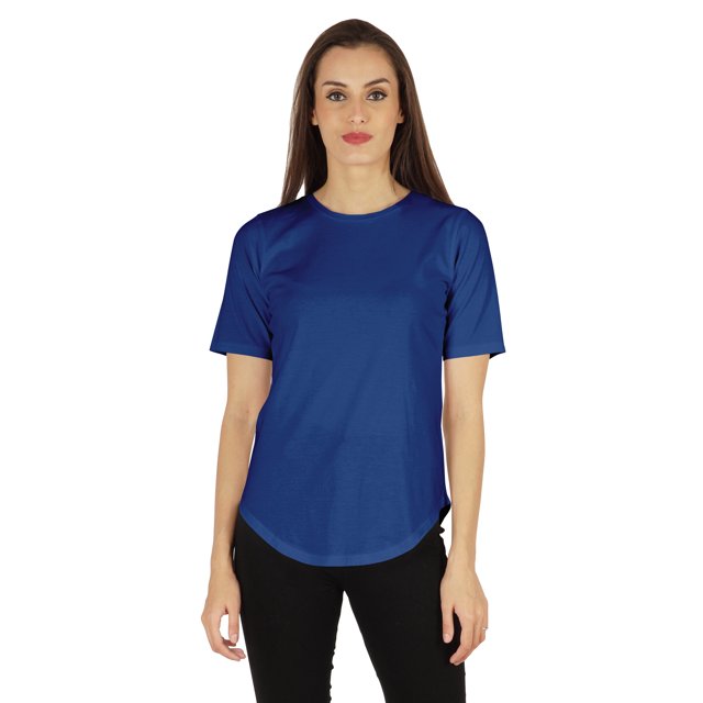 Inkmeso Coupe Régulière Col Rond Uni pour Femmes Manches Courtes Décontractées Tee-Shirt Doux