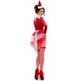 thumbnail image 2 of Party King Déguisement Santa's Shelf Helper pour Femme, Rouge/blanc, Très Grand, 2 of 2