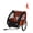 Orange, variant on Aosom 2-Seat Kids Child Bicycle Trailer, Blue
