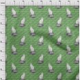 thumbnail image 4 of oneOone Viscose Chiffon Green Fabric Animal Cat With Text Texture Craft Projects Decor Fabric Printed By The Yard 42 Inch Wide, 4 of 4