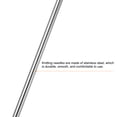 thumbnail image 3 of Uxcell 10Pcs Knitting Needle 5.0mm Diameter 7.87 Inches Length Stainless Steel Double Pointed Sweater Stitching Needles, 3 of 5