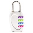 thumbnail image 1 of QualitChoice Office School 4-digit Combination Lock Camping Portable Suitcase Luggage Locker Drawer Gate Door Resettable Padlock Silver 1Set, 1 of 6