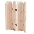 thumbnail image 1 of Furniture Mini Wooden Screen 1:12 Retro Miniature Scene Furniture Model Dollhouse Accessory, 1 of 7