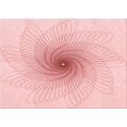 thumbnail image 1 of Ahgly Tapis Rectangulaire Lavable en Machine Intérieur Transitionnel Rouge Pastel Rose, 6 Pieds x 9 Pieds, 1 of 7