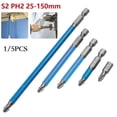 thumbnail image 2 of Hex Shank Magnetic Anti Slip Long Reach Electric Screwdriver 25-150mm Bits PH2, 2 of 3