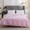 Pink #5, variant on Skimsklo Washed Cotton Quilt Cover Set for Dorm Bed 173X229Cm | Soft Breathable Double-Sided Bedding Cover for Students - Reversible Comforter Cover for Home Bedroom Decor, Twin Full Size, Fade Resi