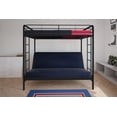 thumbnail image 4 of DHP Sammie Twin over Futon Metal Bunk Bed, 4 of 9