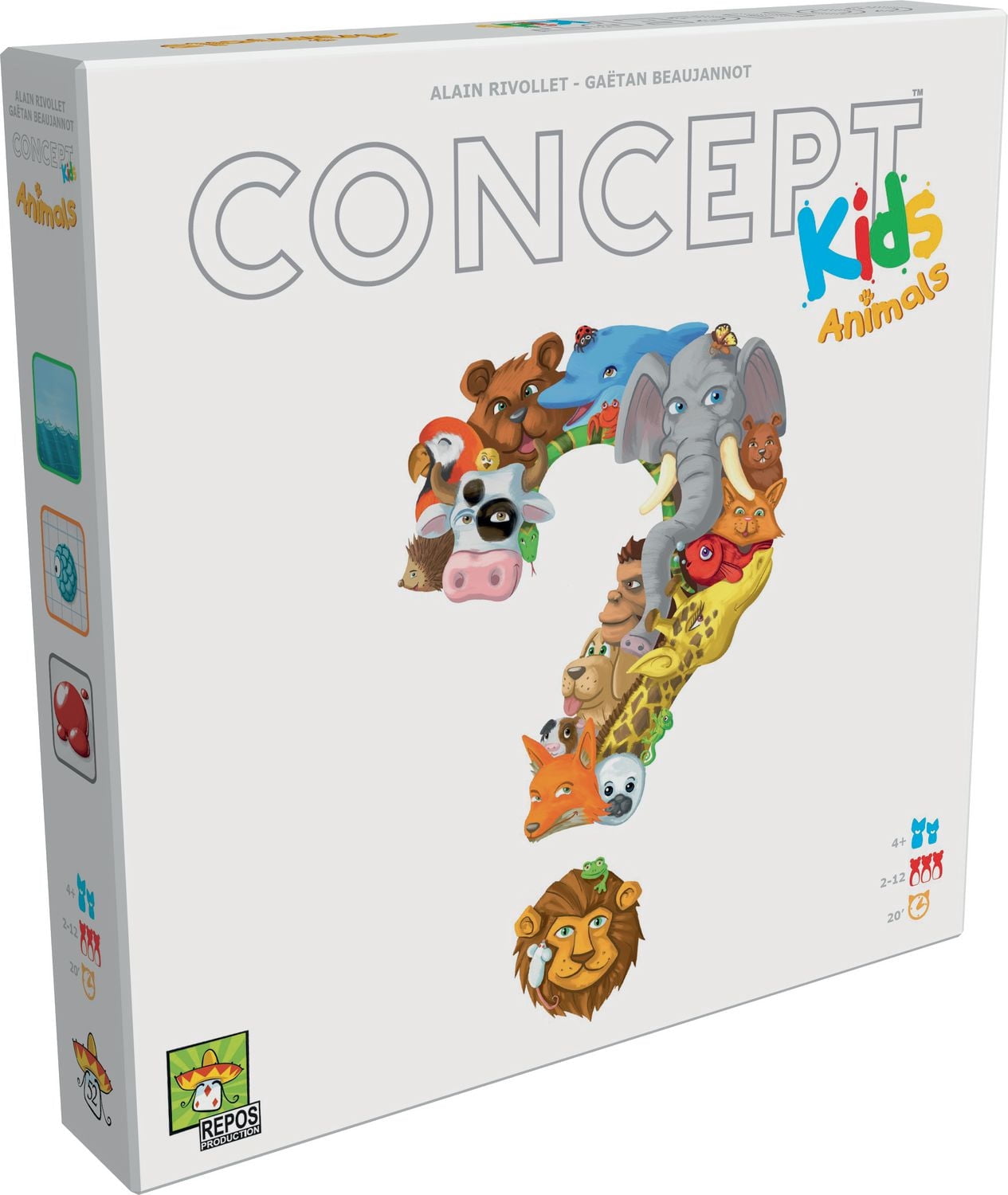 Concept Kids: Animals – Cooperative Guessing Game for Kids – English Edition – Ages 4+, by Asmodee / Repos Production
