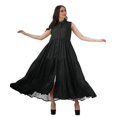 thumbnail image 3 of Moomaya Robe d'Été Sans Manches Chemise à Boutons Tenues Décontractées Femmes Grande Taille, 3 of 4