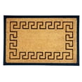 thumbnail image 1 of Home Décor Inc. Greek Key Coir Door Mat, 24" x 36", Non-Slip Outdoor Entrance Mat, Heavy-Duty Natural Coir Rug, 1 of 5