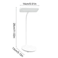 thumbnail image 3 of Lampe de Bureau à Protection des Yeux, Lampe de Lecture LED Rechargeable par USB, 3 Modes de Couleur, Gradation Continue, Col de Cygne Pliable, Lampe d'Étude pour Bureau, Résidence Étudiante, Maison, avec Support pour Téléphone, 3 of 6