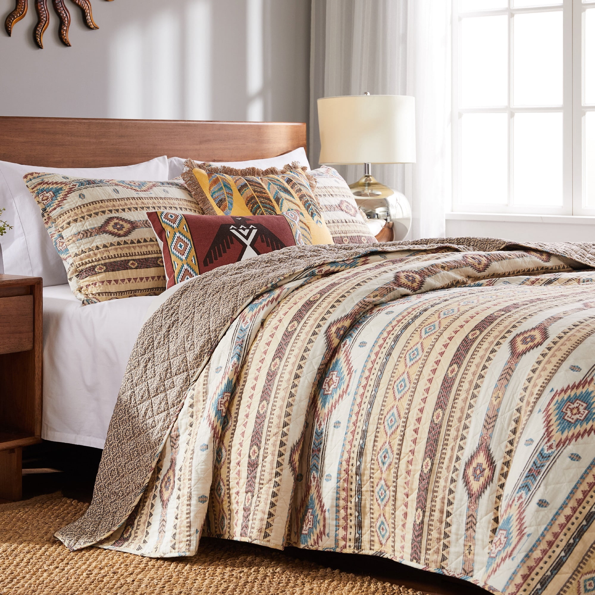 Barefoot Bungalow Phoenix Quilt Set, 2-Piece Twin/XL, Tan