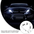 thumbnail image 4 of KAKOWELY car bulb retainer 10pcs Car Headlight Bulb Retainers Led Headlamp Bulb Retainers Led Bulb Base Holders Led Bulb Base Retainer Metal Bulb Retainer, 4 of 5