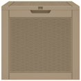 thumbnail image 3 of vidaXL Garden Storage Box Light Brown 55.5x43x53 cm Polypropylene, 3 of 5