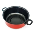 thumbnail image 3 of yingyy Restaurant Deep Fry Pot Fryer Nonstick Pots Cooking Tool Cookware 26cm 0.3mm, 3 of 6