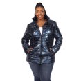 thumbnail image 1 of White Mark Women's Metallic Puffer Coat, 1 of 6