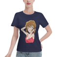 thumbnail image 1 of T-Shirt Basique à Manches Courtes pour Femmes Detective Conan Haihara Ai, 1 of 6