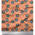 thumbnail image 1 of Soimoi Viscose Chiffon Fabric Dart Board Sports Decor Fabric Printed Yard 42 Inch Wide, 1 of 3