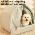 thumbnail image 5 of RKSTN Litière pour Chat Chenil pour Chien Hiver Chaud Petit Chien Maison pour Chien Fermée Lit d'Hiver pour Animal Chenil pour Chien House Pet Fournitures, 5 of 5