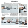 thumbnail image 4 of Chasse de Toilette Sans Contact, Longue Durée de Service Étanche Stable Chasse de Toilette Automatique Installation Simple pour Restaurant Centre Commercial, 4 of 8
