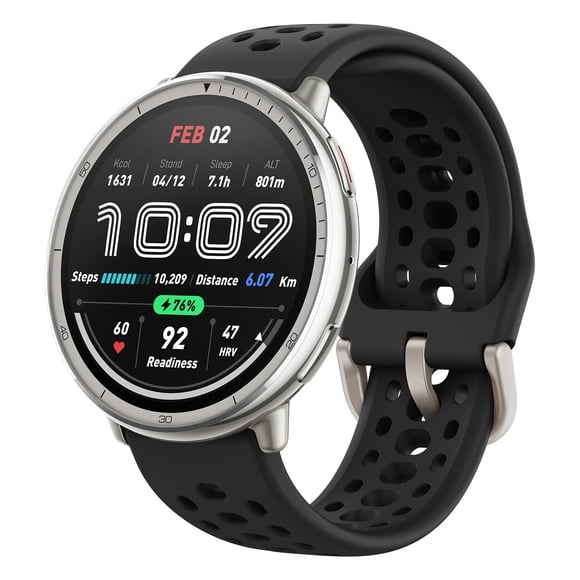 Amazfit Active 2 Sport Montre Intelligente Traqueur de Mise en Forme pour Android et iPhone, 44 mm, Batterie 10 Jours, Résistant à l'Eau, Cartes GPS, Sommeil