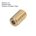 thumbnail image 3 of Unique Bargains Gear Shaft Brass 0.5 Modulus 3.15mm Hole Diameter Drive Gear Box for Small Motor, 3 of 5