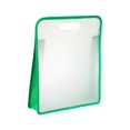 thumbnail image 4 of DYNWAVECA File Bag Art Portfolio Bag Clear Document Holder Waterproof File Organizer Portable for School Classroom Office Projects Home Green, 4 of 10