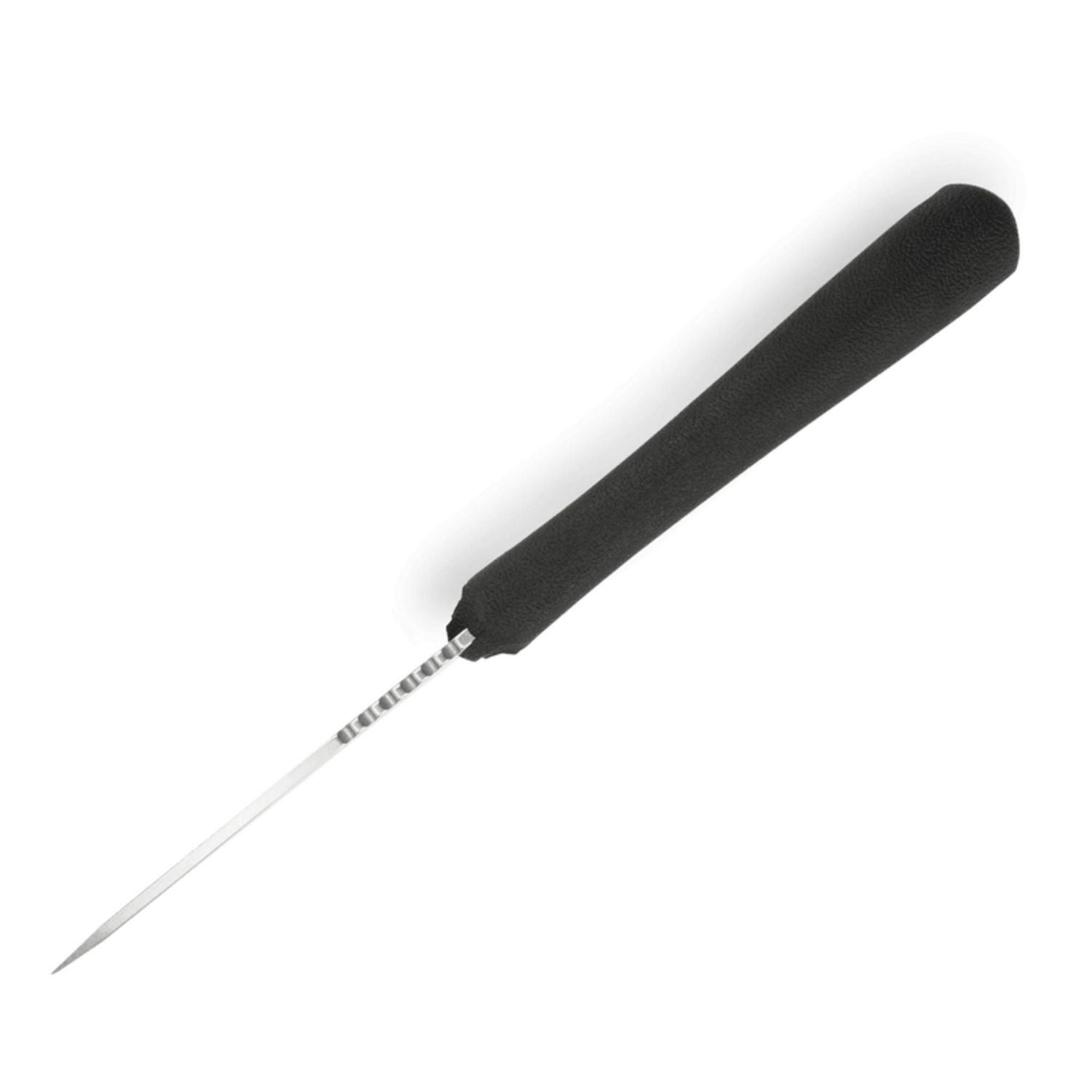 Petit couteau 684 BuckLite Max II – Lame à pointe tombante en acier 420HC, manche en caoutchouc Dynaflex®, gaine en polyester robuste – 0684BKS-B, noir, fabriqué aux États-Unis