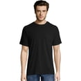 thumbnail image 1 of Hanes Mens X-Temp FreshIQ Workwear Pocket Tee Value 2-Pack, L, Black, 1 of 3