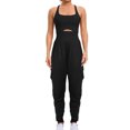 thumbnail image 1 of RXIRUCGD Womens Running Onesie Workout Rompers Outfits Exercise Jumpsuits Gym Yoga, Black, Size: M, 1 of 8