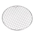 thumbnail image 3 of Unique Bargains Round Cooking Rack, 9.5-inch Stainless Steel Cross Wire Barbecue Grill Net Racks with Legs, 3 of 5