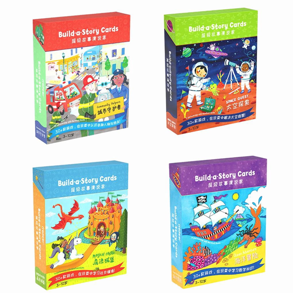 maskred Cartes d'Histoires Jeu de Concentration Logique Cartes d'Histoires Entraînement à la Réflexion Jouets pour Enfants No.2