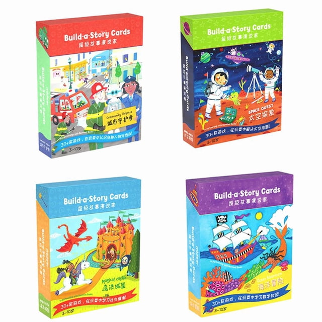 maskred Cartes d'Histoires Jeu de Concentration Logique Cartes d'Histoires Entraînement à la Réflexion Jouets pour Enfants No.2