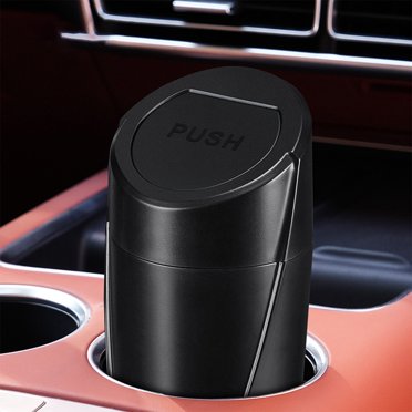 EGNMCR Gadgets de Voiture Cadeaux, Accessoires de Voiture Poubelle de Voiture Multifonctionnelle pour la Maison Peut Cendrier Mini Bacs de Voiture Poubelle Montée dans le Véhicule