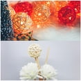 thumbnail image 4 of Unique Bargains 12 Pcs Wicker Rattan Balls Decorative Balls 1.2Inch for Vase Fillers ,Wedding ,Party ,White, 4 of 5