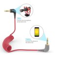 thumbnail image 3 of 3.5mm Microphone Patch Cord, Lossless 3.5mm To TRRS Cable Male To Male Coiled  For Phone, 3 of 8
