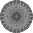 thumbnail image 1 of Ahgly Tapis d'Intérieur Lavable en Machine Carré Gris Carbone, 3 Pieds Carré, 1 of 7