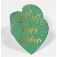thumbnail image 2 of Inkdotpot Gold Foil Paper Hang Tags Happy Holiday Favor Tags 50 Pieces, 2 of 6