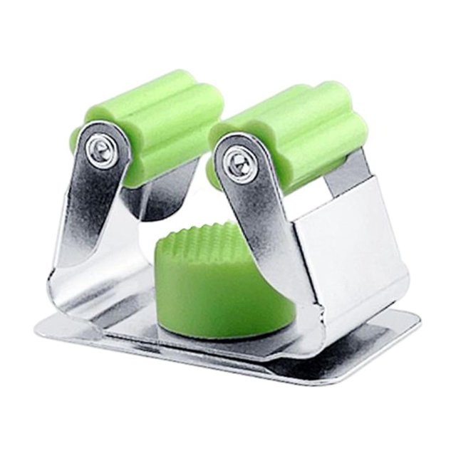 S SERENABLE Sturdy Fishing Pole Rod Clip Outdoor Sports Supplies Hanging Rack Pool Cue Clamp Green