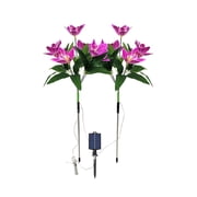 TopLLC Solar Lights Outdoor Solar Flower Lights Outdoor, Solar Flowers Garden Decorative Lights Led Stake Lights Auto On/Off Bright Up To 8 Hrs Waterproof Solar Garden Lights