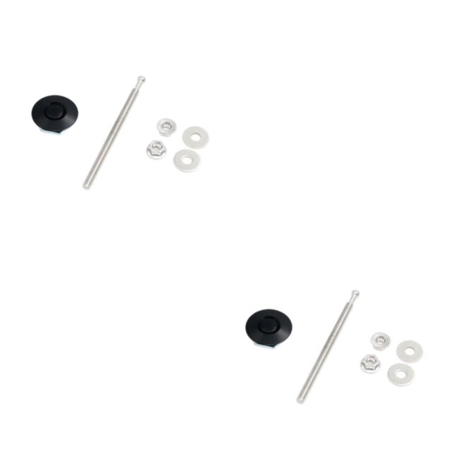Transemion Car Modification Lightweight And Stylish Hood Lock Multiple Options Available black DP17-32 2Set