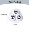 thumbnail image 3 of IMENGL Liquidation! Delayuji Roue Universelle Roulettes Autocollantes pour Petits Appareils Rotation à 360° Mini Roulettes pour Rangement de Meubles 4 Pcs Drcoevo Taille Unique Blanc, 3 of 9