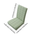 thumbnail image 3 of EGNMCR Home Decor, Room Decor, Wall Decor Elastic Dining Table Chair Cover Half Round Household Chair Cover Cushion Backrest One Universals Chair Flock Stools Cover Cover, 3 of 6