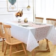 thumbnail image 1 of RKSTN tablecloths Disposable Tablecloth Thickened Wavepoint Printed Plastic Dining Table Tablecloth Holiday Birthday Party Rectangular Water Proof And Oil Proof Tablecloth table runner, 1 of 5