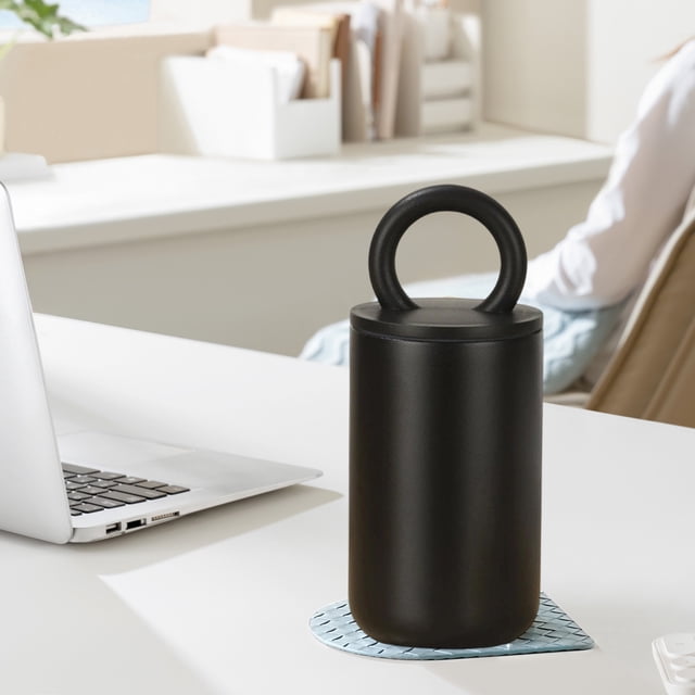 Fwttom Home Decor Ring-Handle Stainless Steel Double-Walled Insulated Mug Cup for Home Office Or Everyday Use Coffee Cup Travel Mug