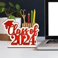 thumbnail image 1 of EGNMCR Room Decor, Home Decor 2024 Graduation Season Wooden Setup Holiday Home Decoration Wooden Sign Graduation Party Desktop Decoration Display items, 1 of 8